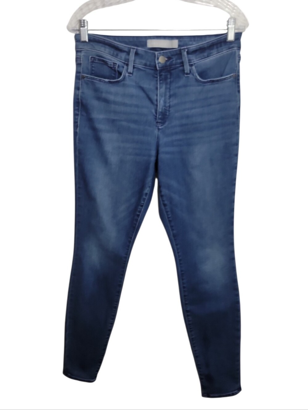 Athleta sculptex high waisted skinny jeans women's size 10 dark wash stretch